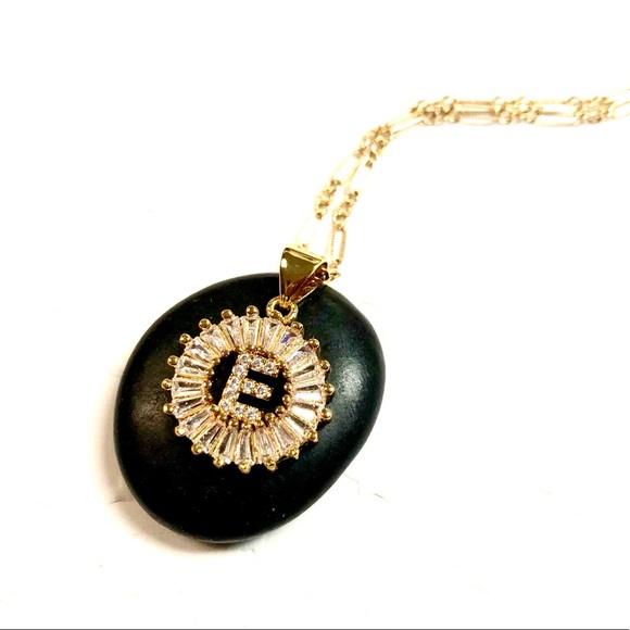 Initial E Necklace, Letter E, Personalized E, Boho - Picture 4 of 9
